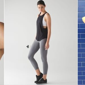 Lululemon Sweat Date Black Tank